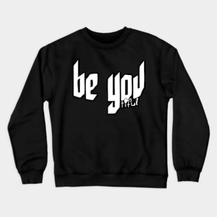 Be Zou White Crewneck Sweatshirt